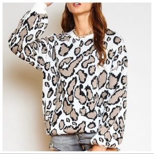 Fashion Fabulous Soft Animal Print Sweater